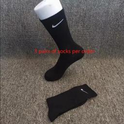 3 pairs of black tall tubes