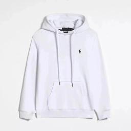 White pullover hoodie