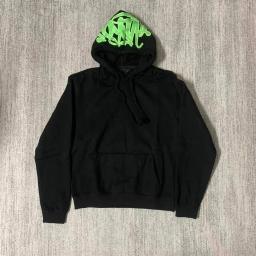 Black and green hoodie