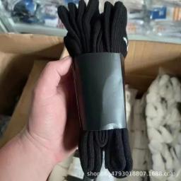 毛巾底长筒黑色;