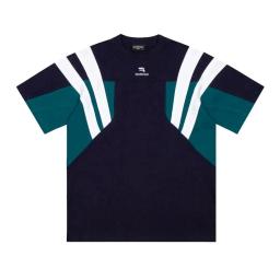 Black blue white stripe 002