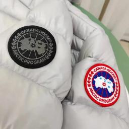 Canada Goose white red armband