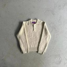 Polo fur collar large C/beige