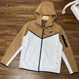 4490 khaki spliced white top