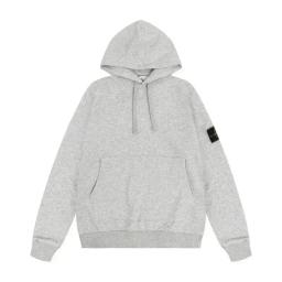 Light gray hooded