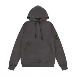 Dark gray hooded
